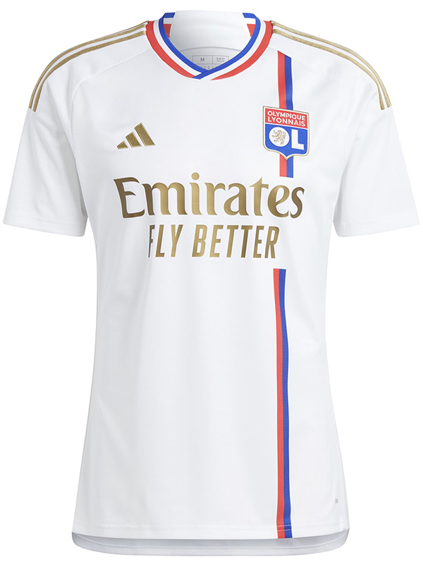 Olympique Lyon maglia da casa divisa da calcio maglia sportiva da uomo per abbigliamento sportivo da calcio 2023-2024